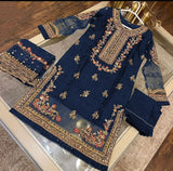 Stunning Women's Stitched Embroidered Suit - 3 Pcs