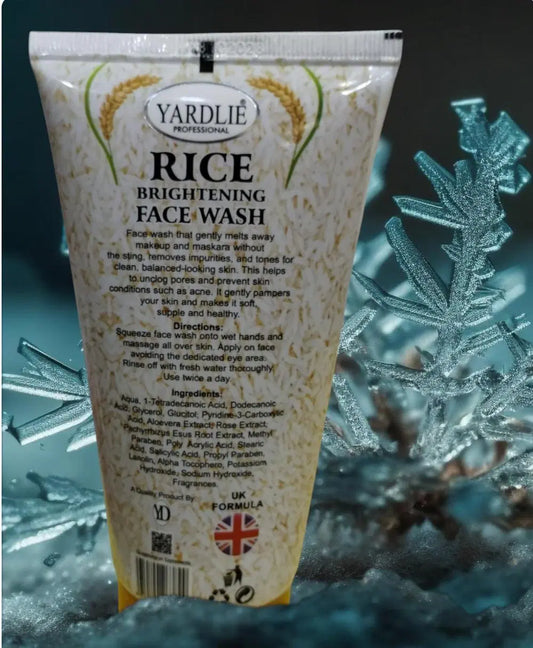 Rice Brightening Face Wash - 120ml with Anti-Acne & Oil Control Features - 1 Pc